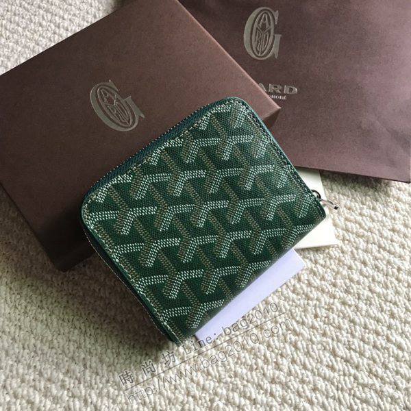 Goyard包 戈雅新款拉鏈短夾 Goyard卡包 Goyard拉鏈零錢包  glg1245